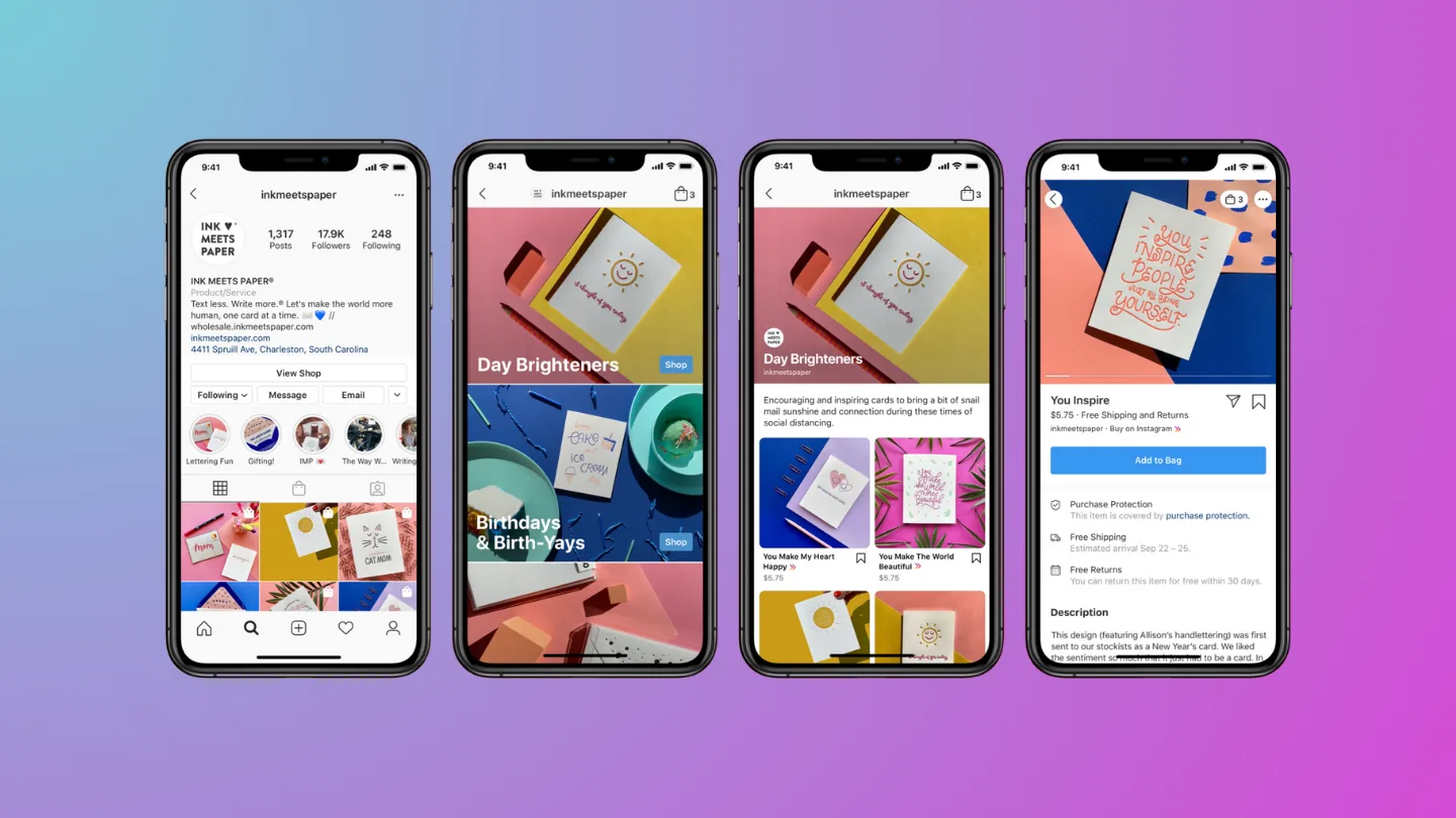 contoh social commerce instagram shop