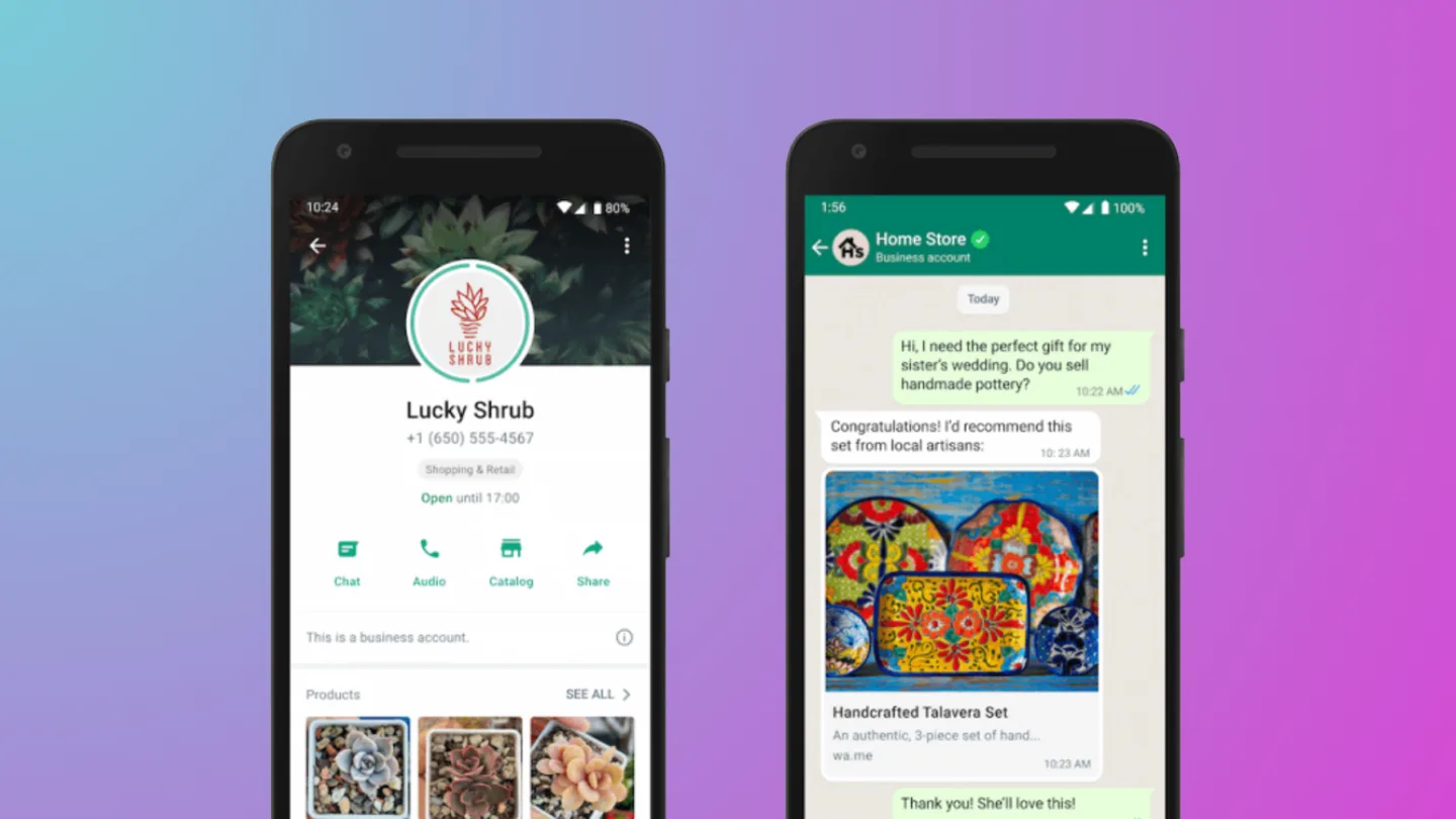 contoh social commerce whatsapp business