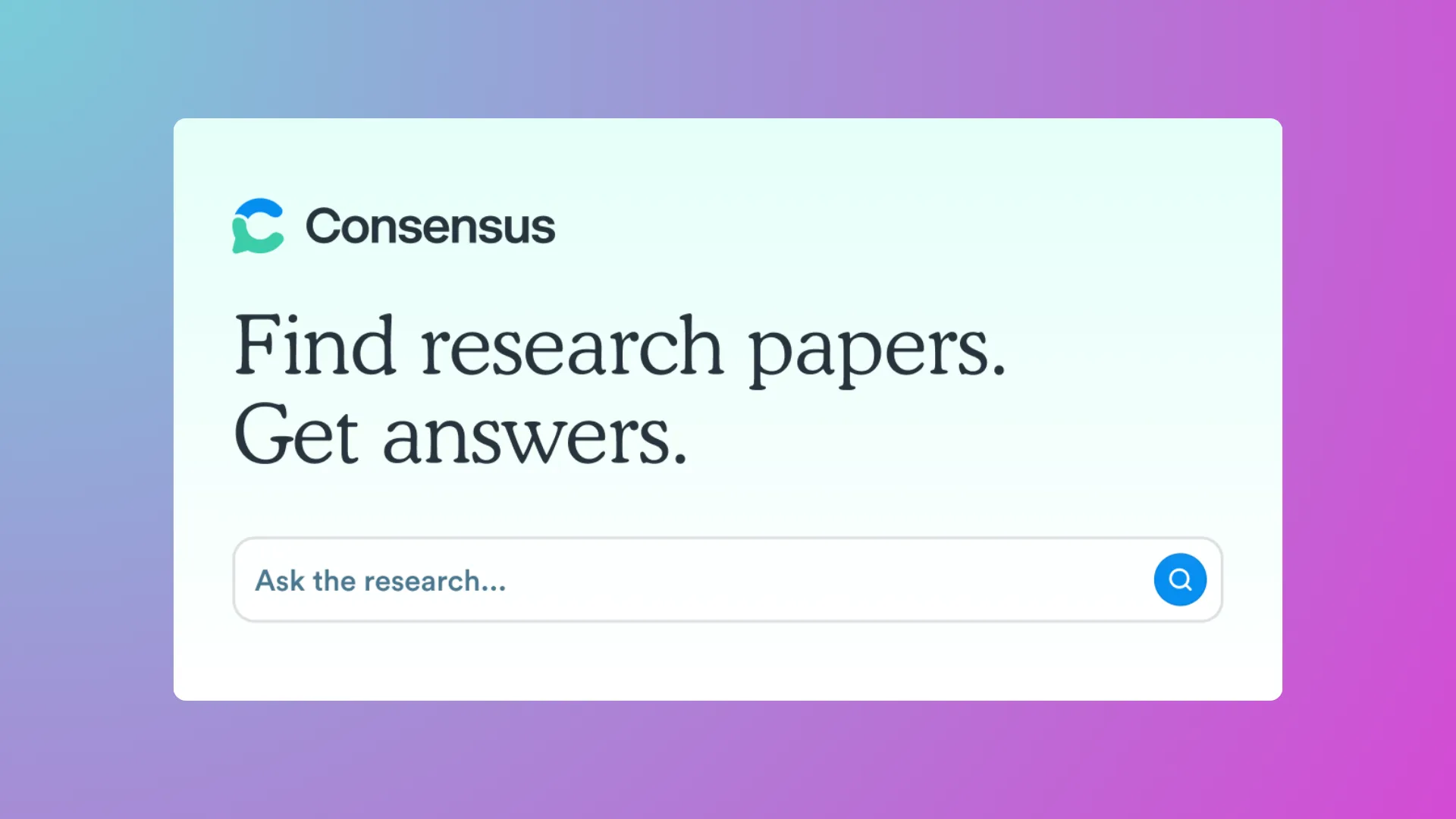 Consensus AI