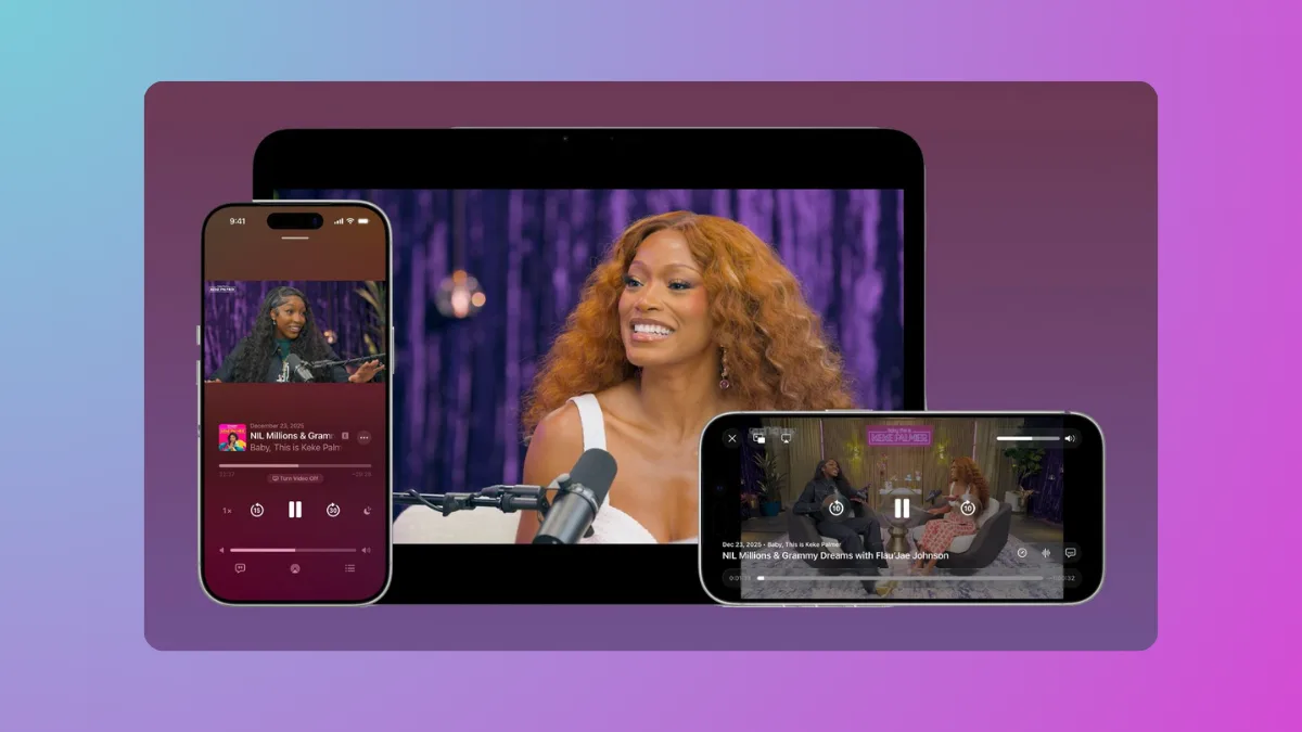 Podcast dengan Video