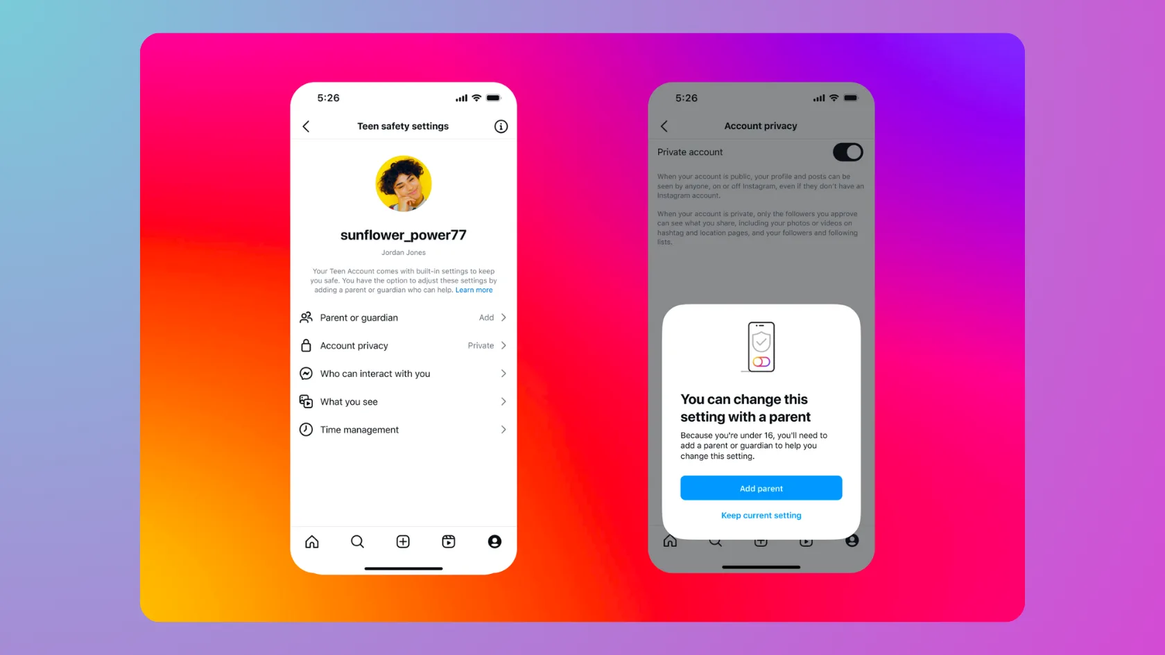 Update dan Fitur Instagram 2026 - Teen Accounts