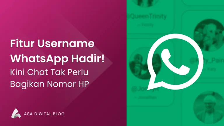 fitur username WhatsApp, cara membuat username WhatsApp, cara menggunakan username WhatsApp, WhatsApp tanpa nomor telepon